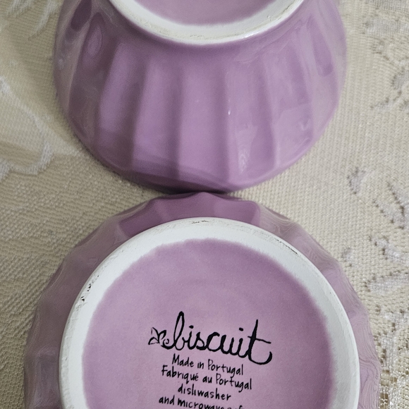 Anthropologie Biscuit Latte Cereal/Snack Ceramic Bowls - Picture 3 of 3